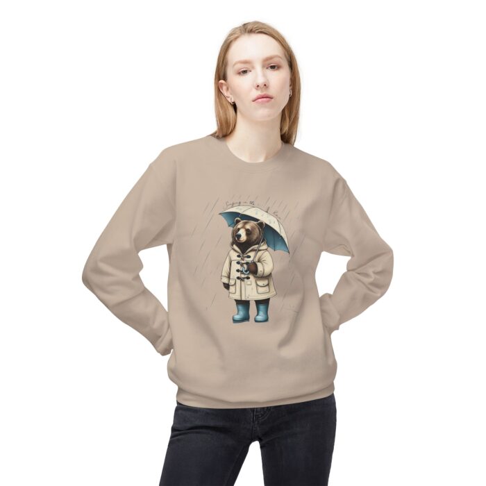 Singing in the rain Unisex Midweight Softstyle Fleece Crewneck Sweatshirt - Image 7