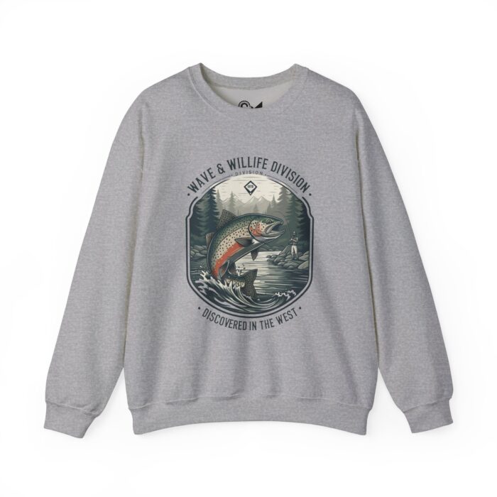 Discovered in the west Unisex Heavy Blend™ Crewneck Sweatshirt - Image 9