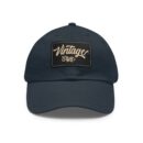 Vintage style Hat with Leather Patch (Rectangle)