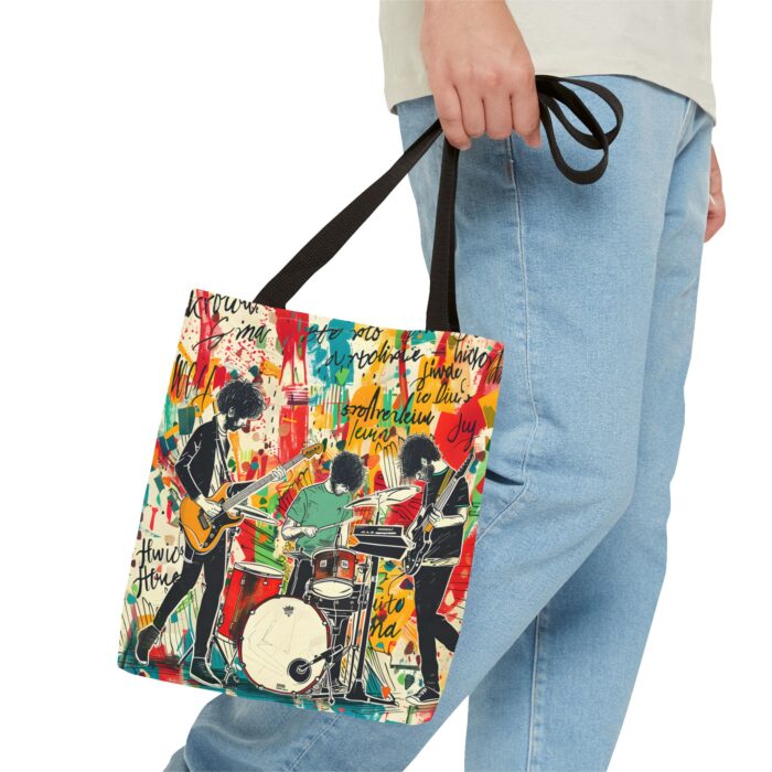 Rock Band Tote Bag (AOP) - Image 3