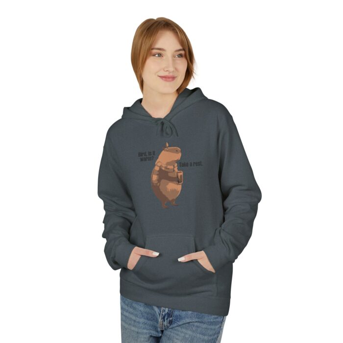 Take a rest, bird Unisex Midweight Softstyle Fleece Hoodie - Image 19