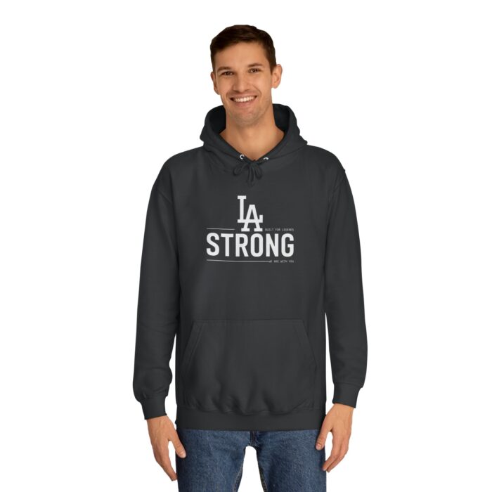 LA STRONG Unisex College Hoodie - Image 7