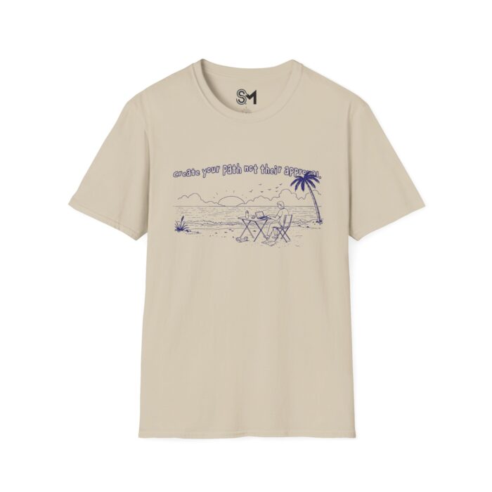 Create your path not their approval Unisex Softstyle T-Shirt - Image 5