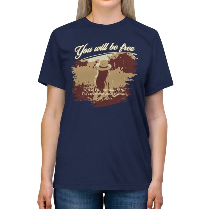 You will be free Unisex Triblend Tee - Image 23