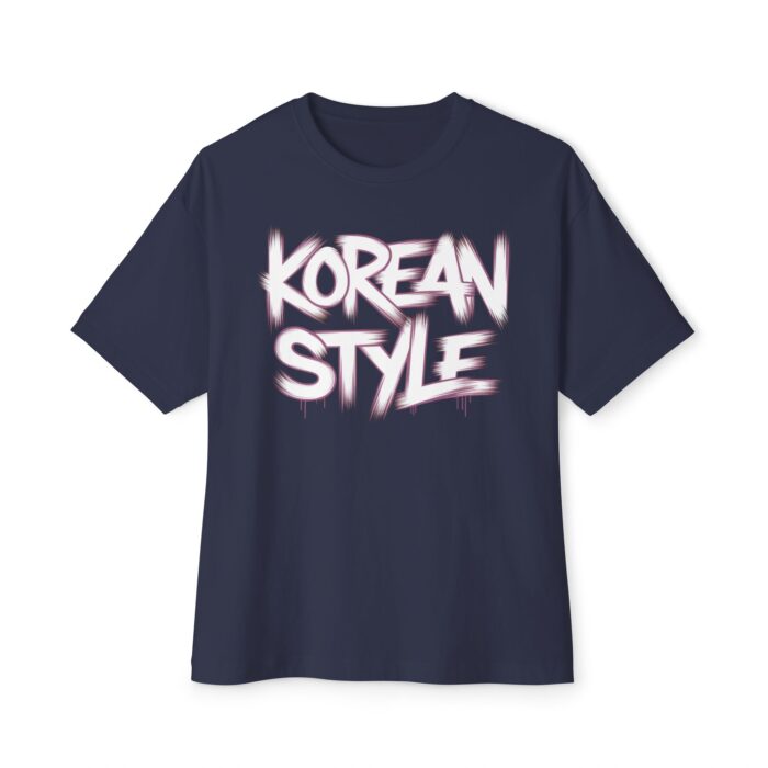 Korean style Unisex Oversized Boxy Tee - Image 9