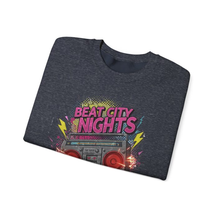 Beat city nights Unisex Heavy Blend™ Crewneck Sweatshirt - Image 19