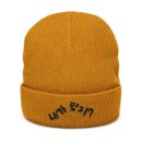 Ribbed Knit Beanie (Embroidery)