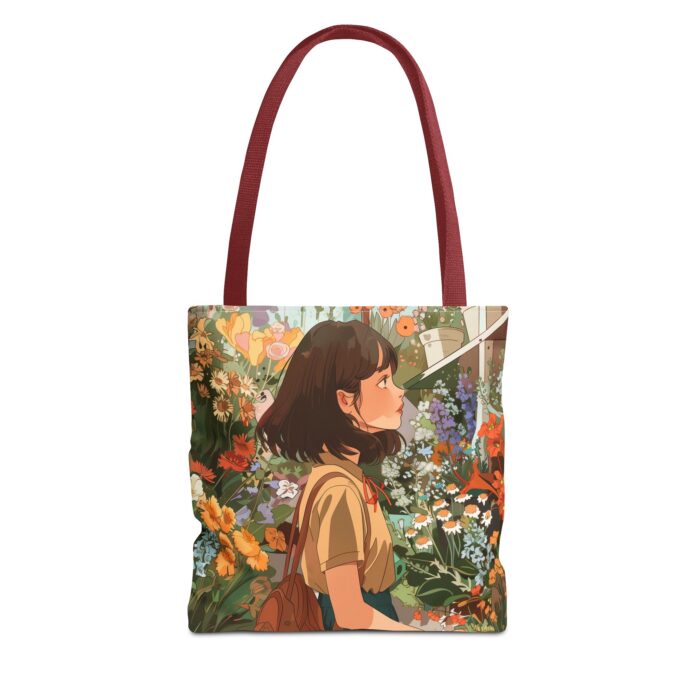 Girl and Flower Shop Tote Bag (AOP) - Image 13