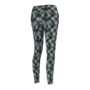 Midnight Plaid Women's Cut & Sew Casual Leggings (AOP)