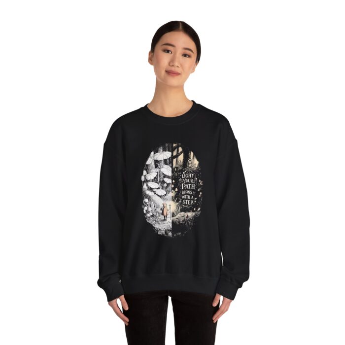Light Your Path Unisex Heavy Blend™ Crewneck Sweatshirt - Image 4
