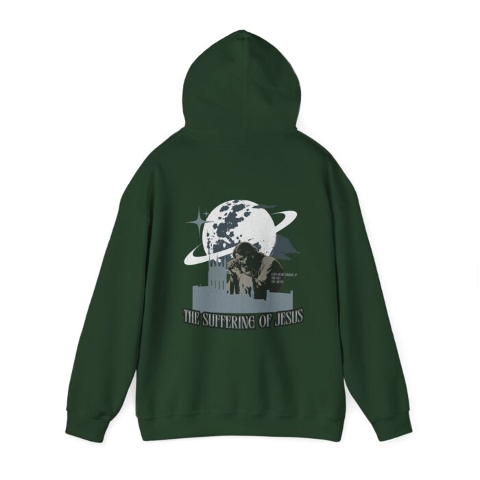 The suffering of Jesus Unisex Heavy Blend™ Hooded Sweatshirt - Image 11