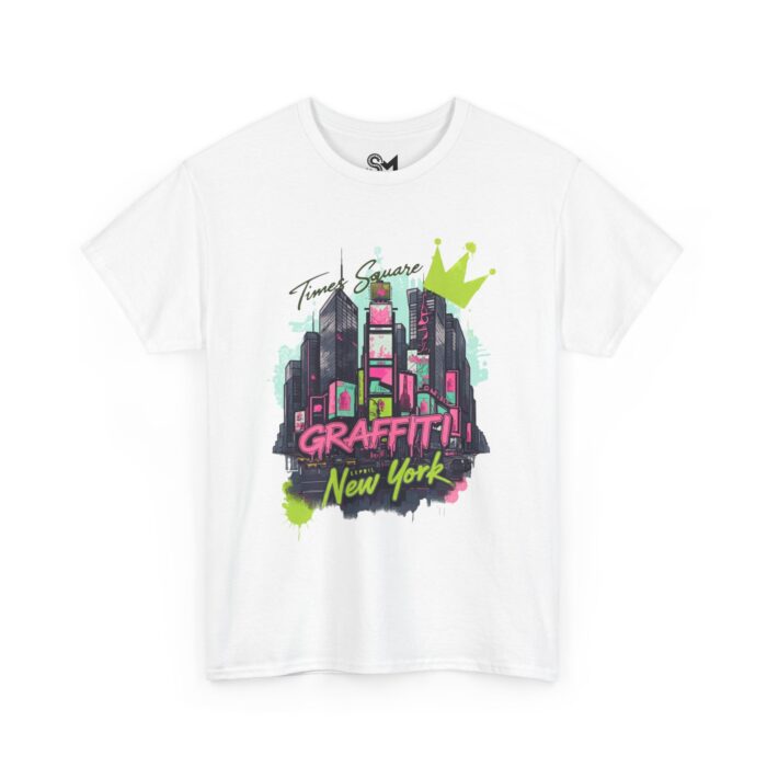 Graffiti New York Unisex Heavy Cotton Tee - Image 3