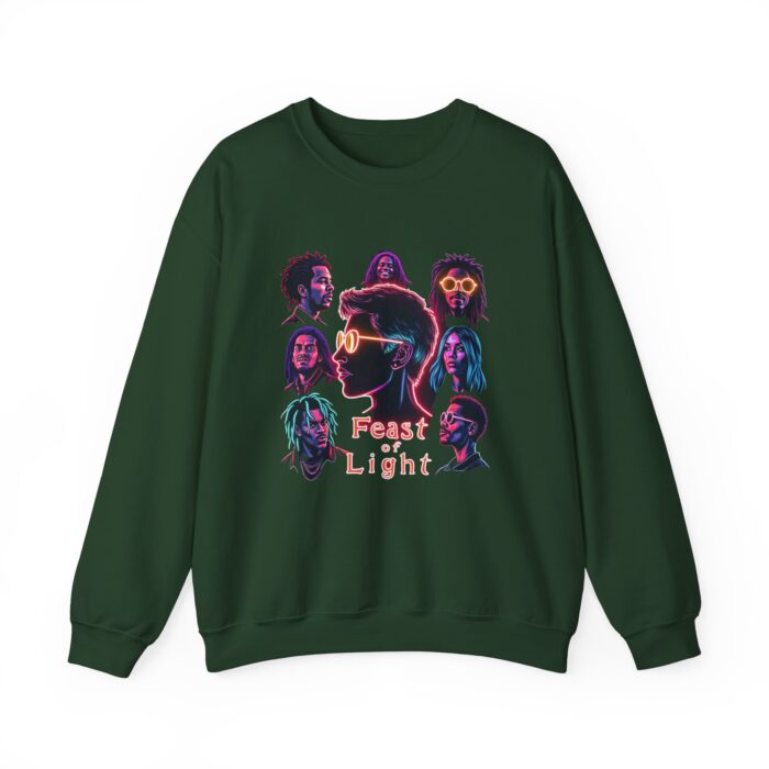 Feast of light Unisex Heavy Blend™ Crewneck Sweatshirt - Image 5