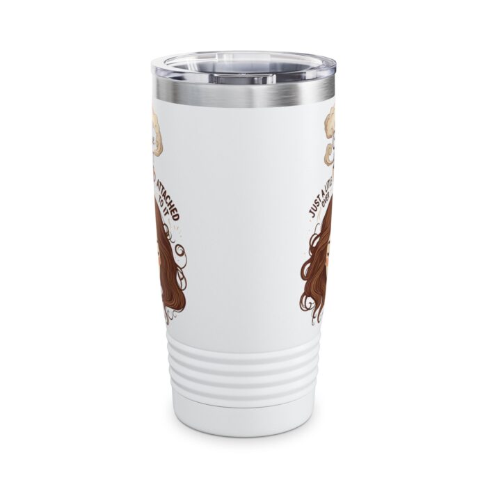 I am not a coffee addict Ringneck Tumbler, 20oz - Image 3