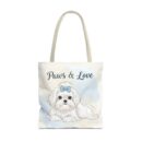 Paws & Love Dog Tote Bag - Cute Pet Lover's Carryall
