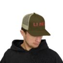 I'm a badass Vibrant Korean Script Snapback Trucker Cap – Trendy Hat for Casual Outings