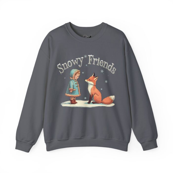 Snowy Friends Unisex Heavy Blend™ Crewneck Sweatshirt - Image 33