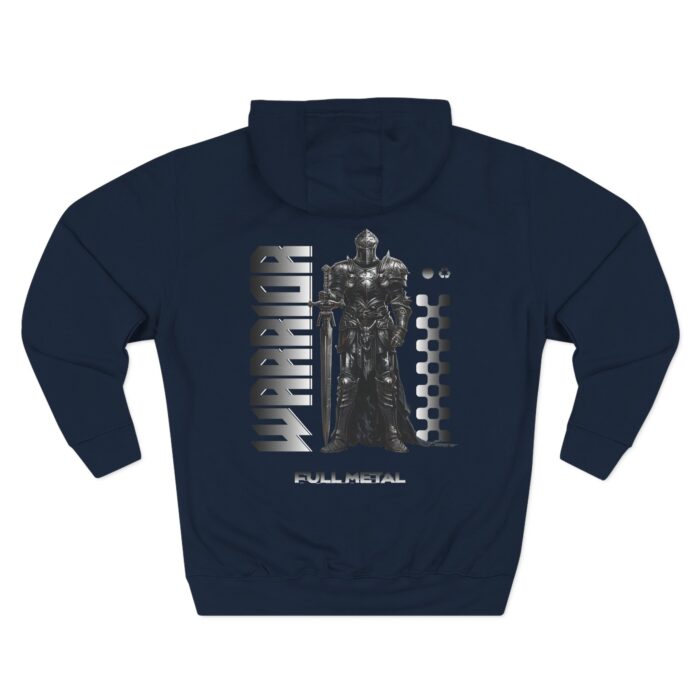 Full metal warrior Three-Panel Fleece Hoodie - Image 14