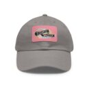Elegantly wasted Hat with Leather Patch (Rectangle)