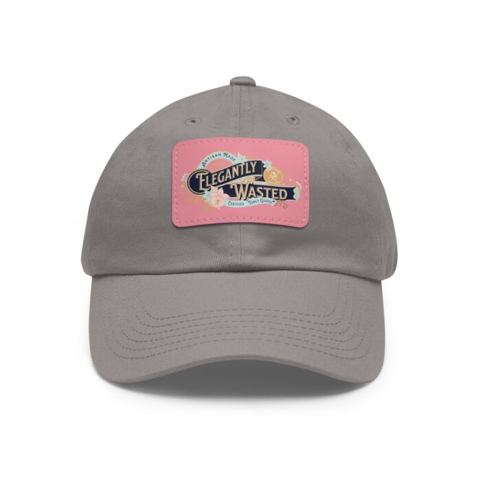 Elegantly wasted Hat with Leather Patch (Rectangle) - Image 13