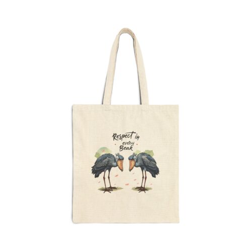 Respect in Every Beak Cotton Canvas Tote Bag