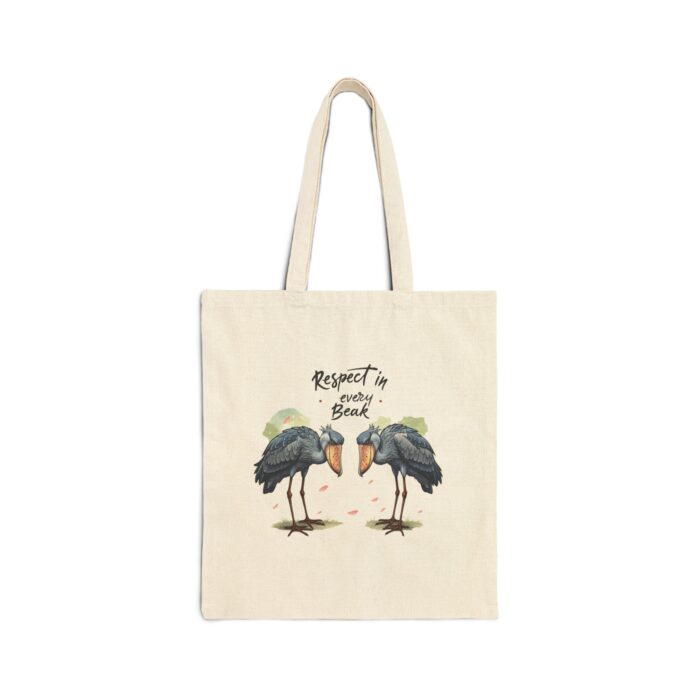 Respect in Every Beak Cotton Canvas Tote Bag