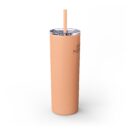 GRACE HERITAGE Skinny Tumbler with Straw, 20oz