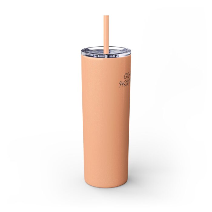GRACE HERITAGE Skinny Tumbler with Straw, 20oz - Image 11