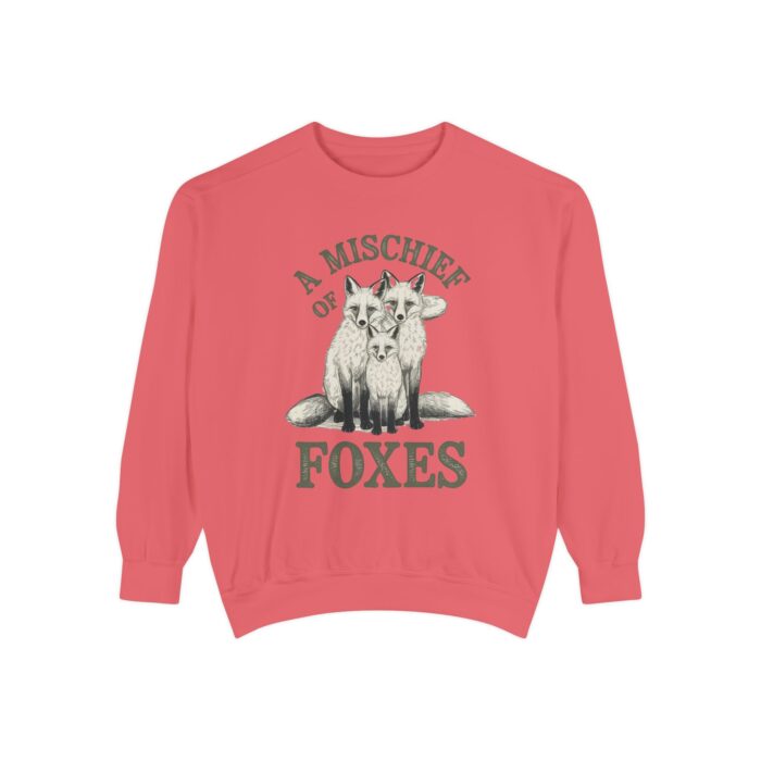 A mischief of Foxes Unisex Garment-Dyed Sweatshirt - Image 45