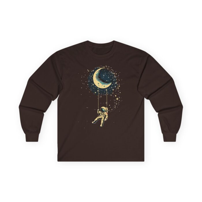 Moon Swing Unisex Ultra Cotton Long Sleeve Tee - Image 4