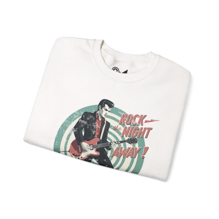 Rock the night Unisex Heavy Blend™ Crewneck Sweatshirt - Image 3