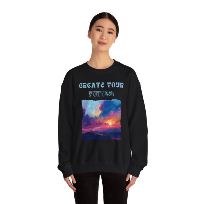 Create your future Unisex Heavy Blend™ Crewneck Sweatshirt - Image 4