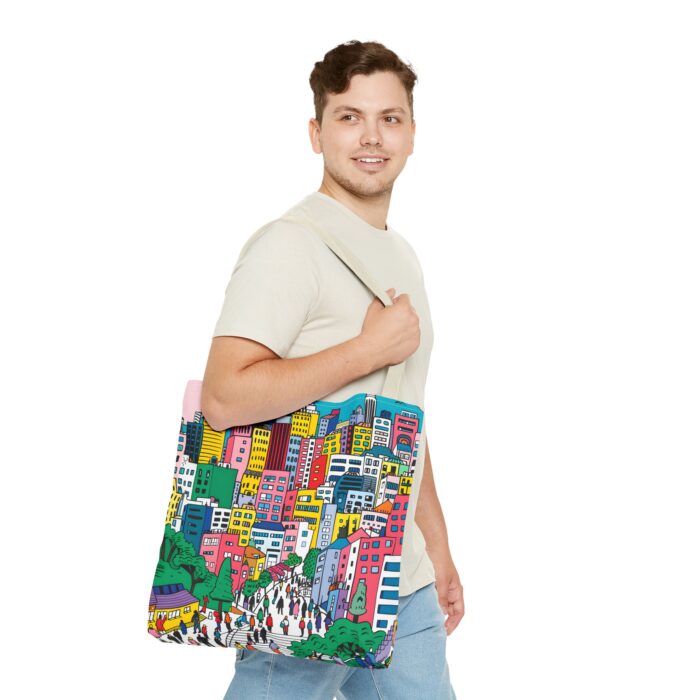 Seoul's hill neighborhoods Tote Bag (AOP) - Image 47