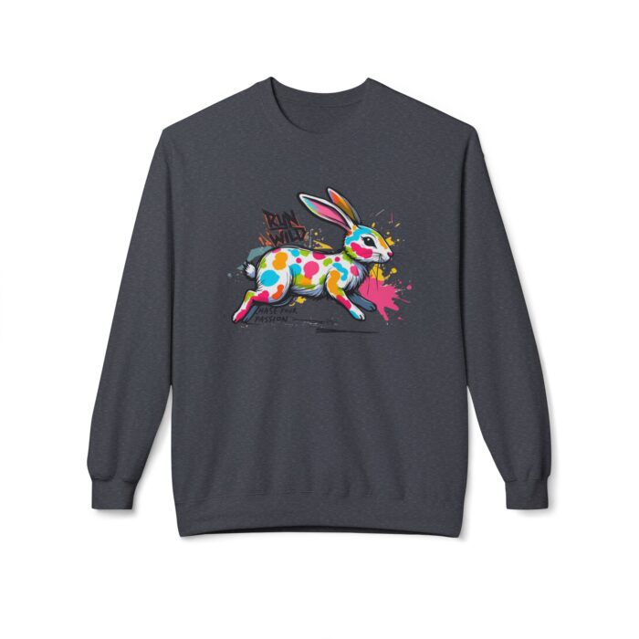 Run wild Unisex Midweight Softstyle Fleece Crewneck Sweatshirt - Image 5