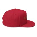 You're being silly Embroidery Flat Bill Cap - Stylish Korean Quote Design