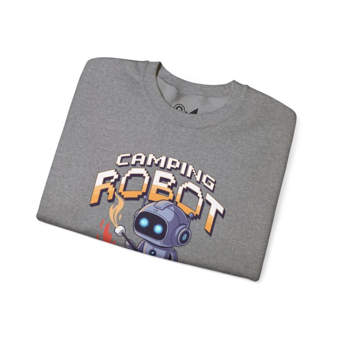 Camping robot Unisex Heavy Blend™ Crewneck Sweatshirt - Image 15