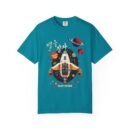 Galaxy Exploring Unisex Garment-Dyed T-Shirt - Space Adventure Vibe