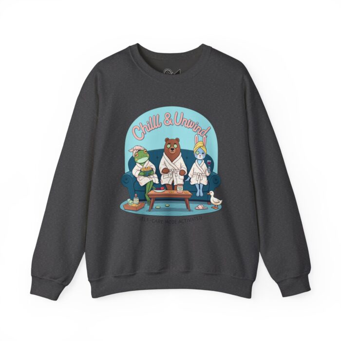 Chill & Unwind Unisex Heavy Blend™ Crewneck Sweatshirt - Image 17