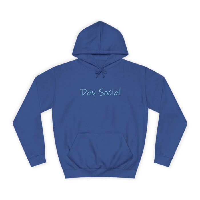 Day Social Unisex College Hoodie, Casual Wear, College Apparel, Gift for Students, Cozy Sweatshirt for Social Gatherings - Image 5
