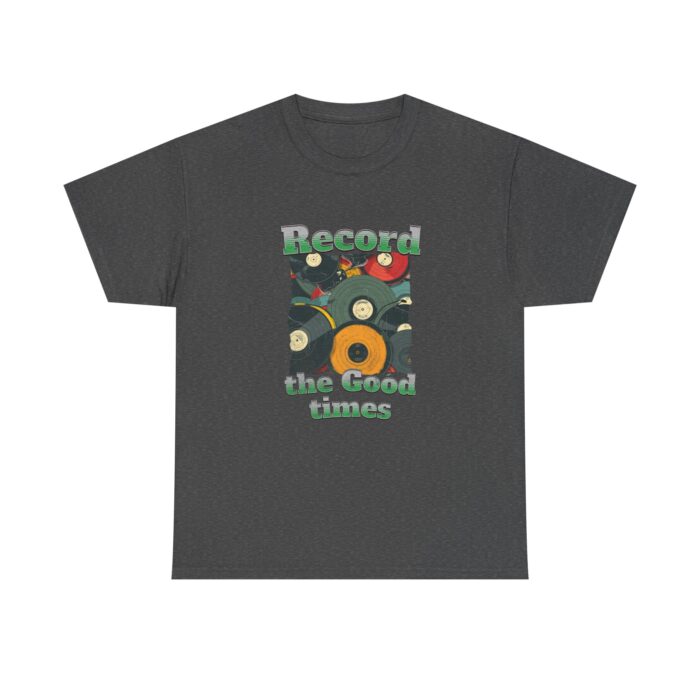 Record the good times Unisex Heavy Cotton Tee - Image 17