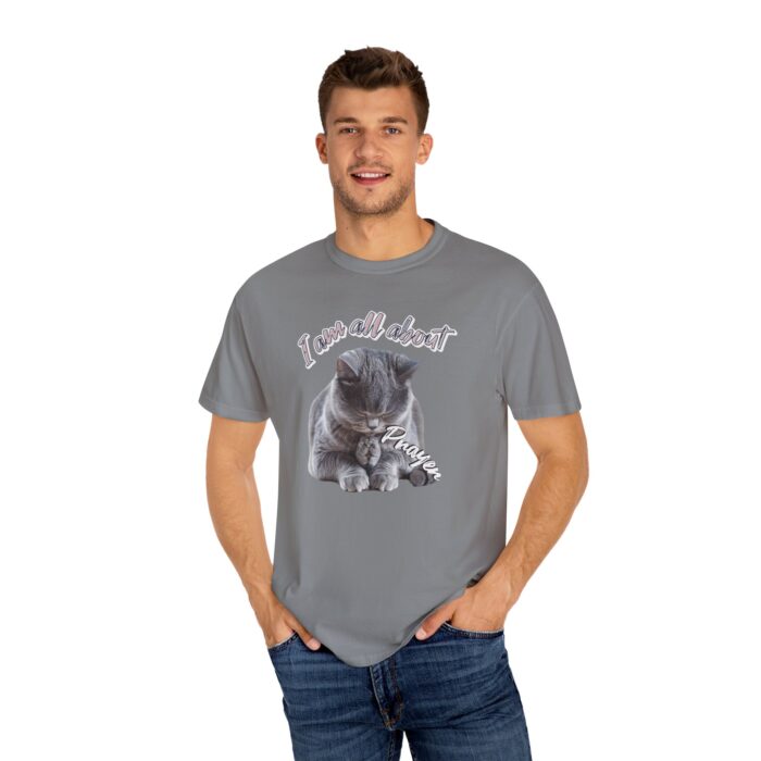 I'm all about prayer Unisex Garment-Dyed T-shirt - Image 8