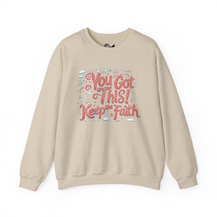 Keep the faith Unisex Heavy Blend™ Crewneck Sweatshirt - Image 5