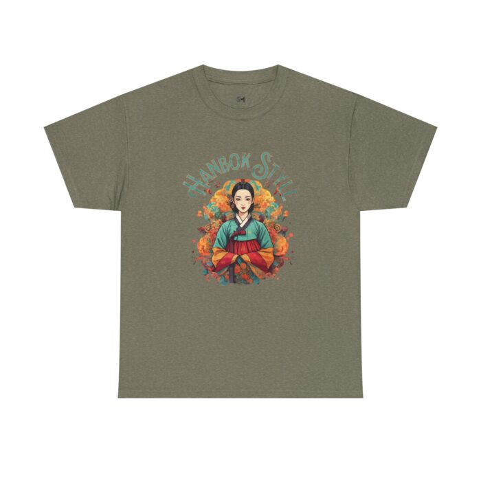 Hanbok Style Unisex Heavy Cotton Tee - Image 21