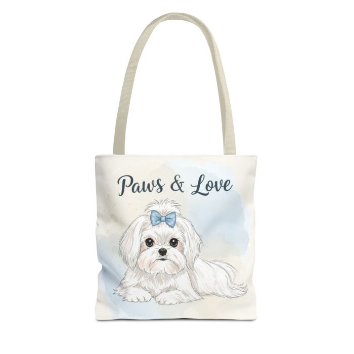 Paws & Love Dog Tote Bag - Cute Pet Lover's Carryall - Image 13