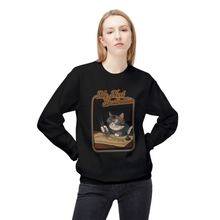 My next destintion Unisex Midweight Softstyle Fleece Crewneck Sweatshirt - Image 3