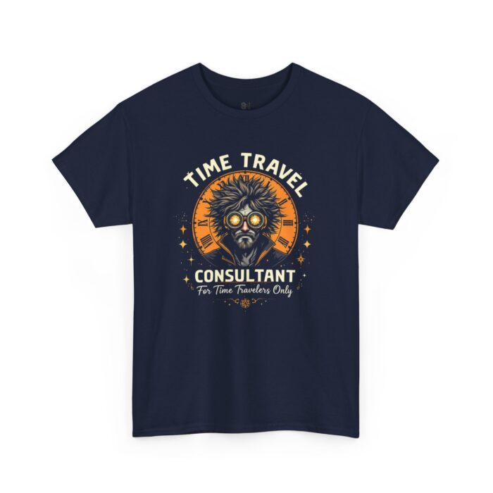 Time travel Unisex Heavy Cotton Tee - Image 7