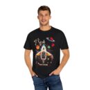 Galaxy Exploring Unisex Garment-Dyed T-Shirt - Space Adventure Vibe