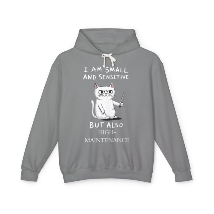 I'm high maintenance Unisex Lightweight Hooded Sweatshirt - Image 5