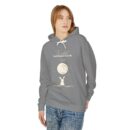 The rabbit looking at Earth from the moon Unisex Lightweight Hooded Sweatshirt