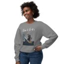 Ride with wave Unisex Lightweight Crewneck Sweatshirt